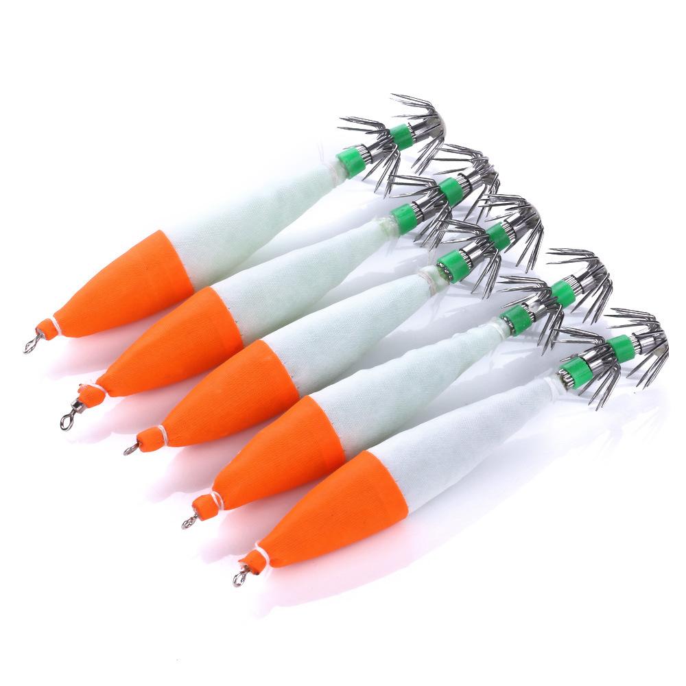 Deep Sea Lure Squid Fake Bait10.5CM 6GLuminous Hook5Personalized Bionic Fishing Lure for Sea Fishing