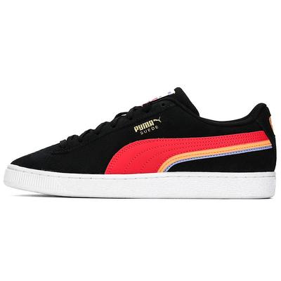 Suede Triplex - Black Paradise Pink Unisex Sneakers White 381175-09