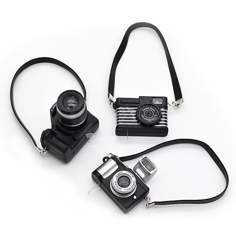 1/6 1/8 1/12 Dollhouse Miniature Digital Slr Camera For Labubu Dolls House Decoration Accessories Simulation Camera Ornaments