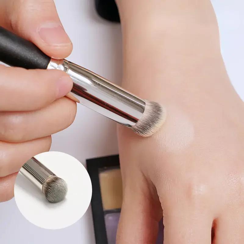 1/3PCS Premium Foundation Concealer Brush, Brushes Eye Dense Face Makeup Brush Under Contour BlusherFlawless For Blending