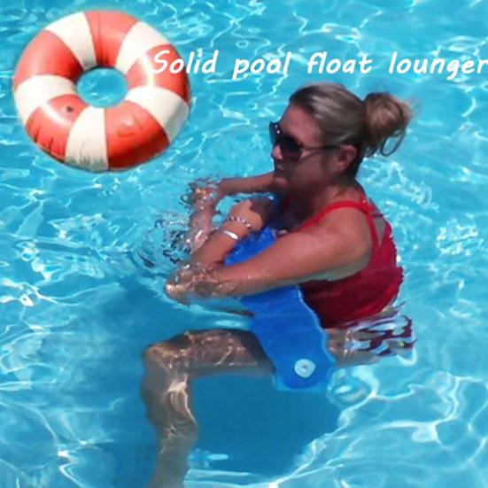 Float-N-Fold Water Recliner 3-in-1 Non-Inflatable Foam Pool Floating Lounger Chair Swimming Noodles Seat for Pool Beach Lake Summer Party