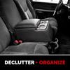 Car Rear Seat Armrest Storage Box With 2 Cup Holder Auto 2 Row Console Box Backseat Arm Rest For Car Interior Accessories