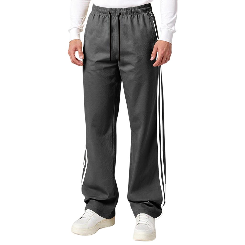 Men's Fashion Leisure Middle Waist Long Style Casual Pants