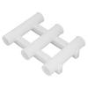 Fishing Rod Holder ABS 3 Tubes Rod Rack Bracket Fishing Accessories for Freshwater Seawater Kayak Yacht