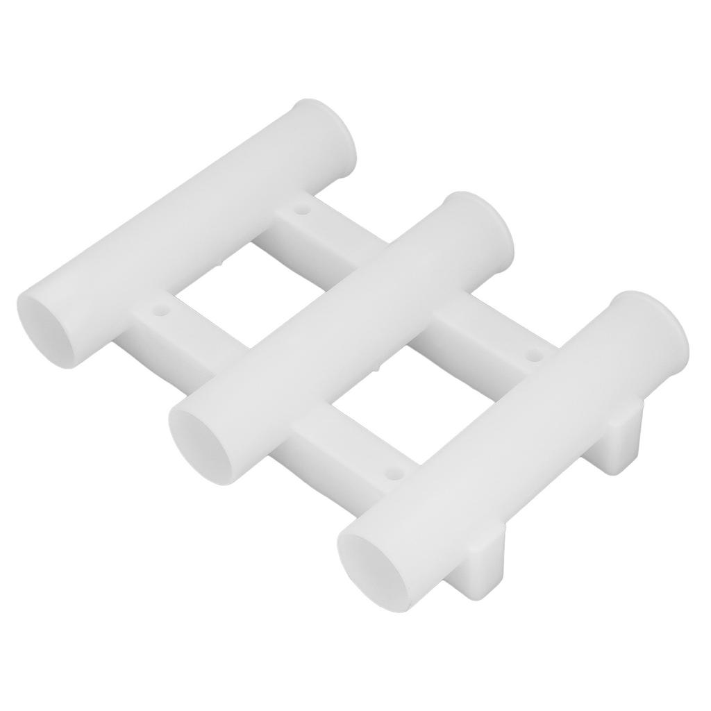 Fishing Rod Holder ABS 3 Tubes Rod Rack Bracket Fishing Accessories for Freshwater Seawater Kayak Yacht