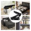 Cold Rolled Steel Foldable Spring Hinge Heavy Duty Sofa Bed Corner Lifting Bracket Fixed Supports Furniture Hardware Accessories