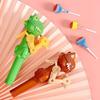 Toy For Children Christmas Gift Candy Storage Lollipop Robot Holder Dinosaur Shape Lollipops Case