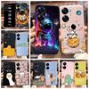Für Realme C55 Hülle RMX3710 Niedliche Mode Astronauten Cartoon Hülle Weiche TPU Handyhülle Für Realme Narzo N55 C 55 RealmeC55 Stoßfänger