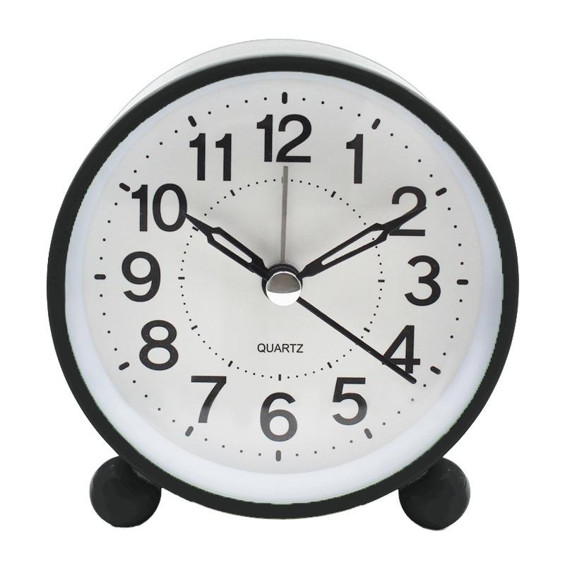 Students Use Alarm Clock Desktop Clock Bedroom Table Clock Household Clock with Clock Night Light Clock