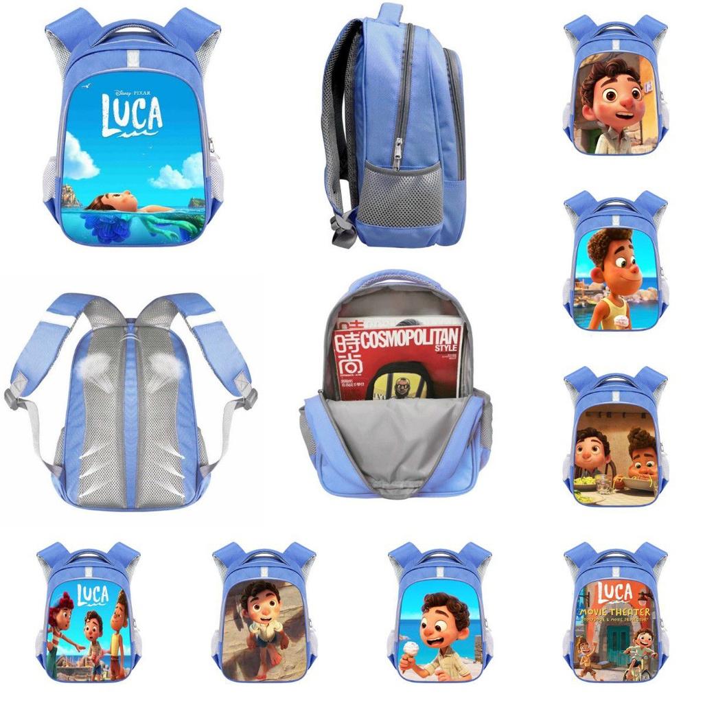 Lebendiger Luca Alberto Rucksack 3D-Druck mit reflektierendem Streifen für Kinder und Schüler