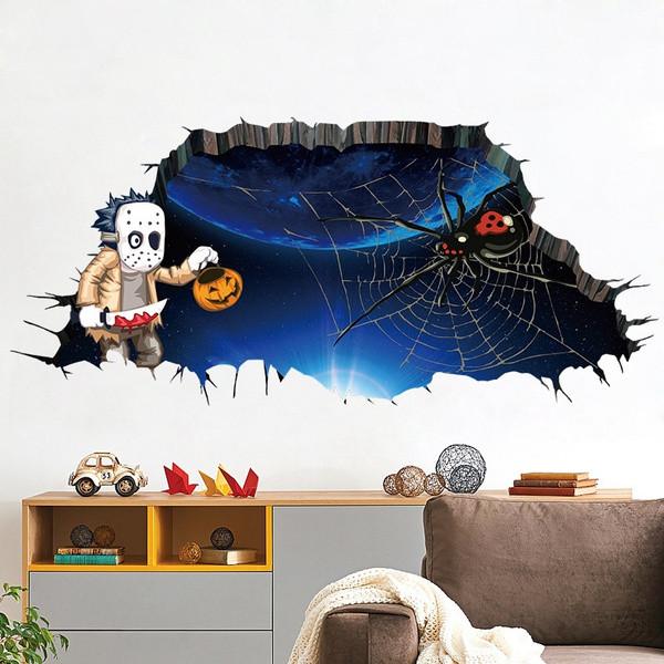Horror Claw Halloween Sticker Scary Wall Decal Selfadhesive Pvc Decor Halloween