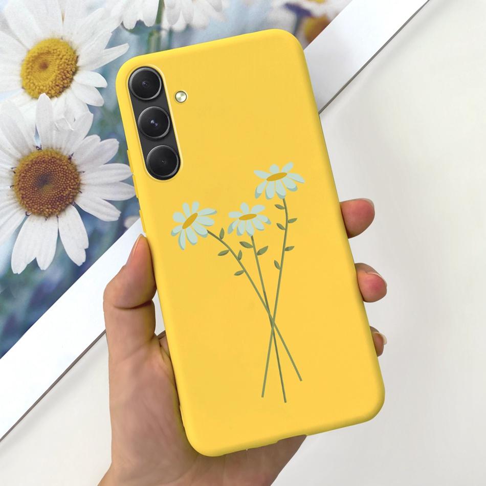 For Samsung Galaxy A55 Phone Case Samsung A55 5G SM-A556B Fashion Moon Pattern Soft Silicon Back Cover