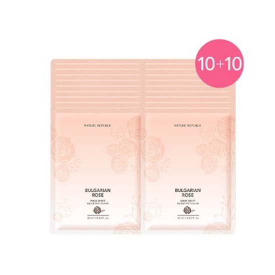 

Nature Republic Болгарская тканевая маска 20 шт. (10+10 шт.)