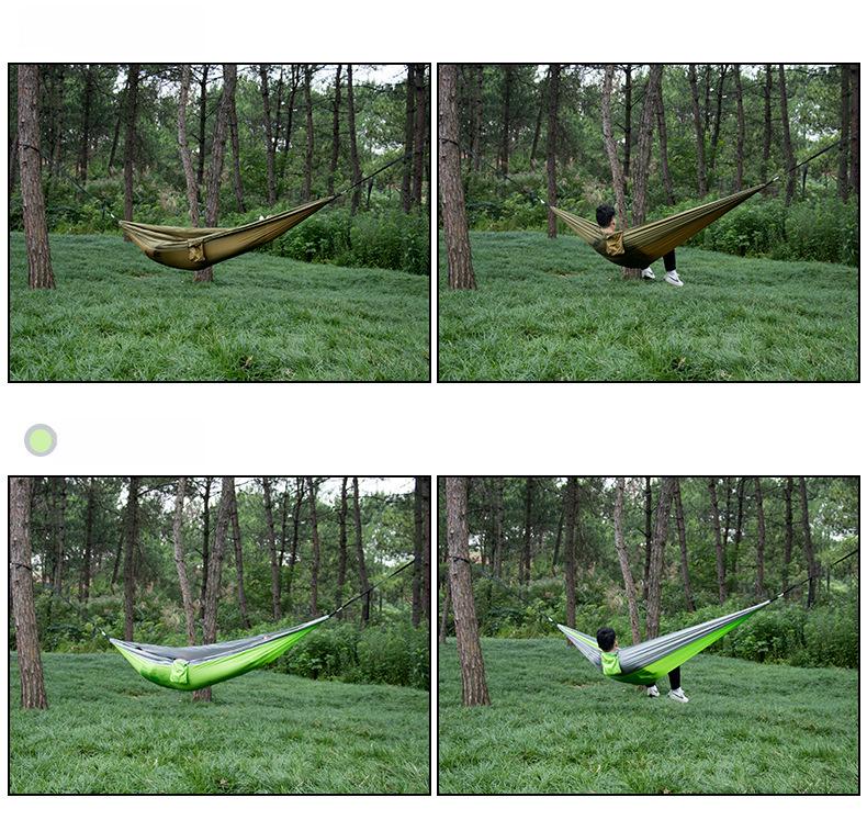 Premium Portable Hammock - Single/Double, 270x140CM, 210T Nylon