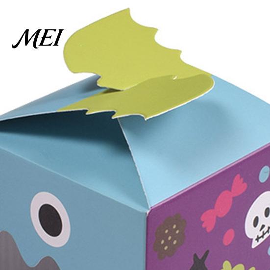 Holiday Chocolate Boxes Cute Halloween Treat Boxes, Party Candy for Cookie Goodie Snack Foldable Cardboard Gift Packaging, Small Container Kids Trick