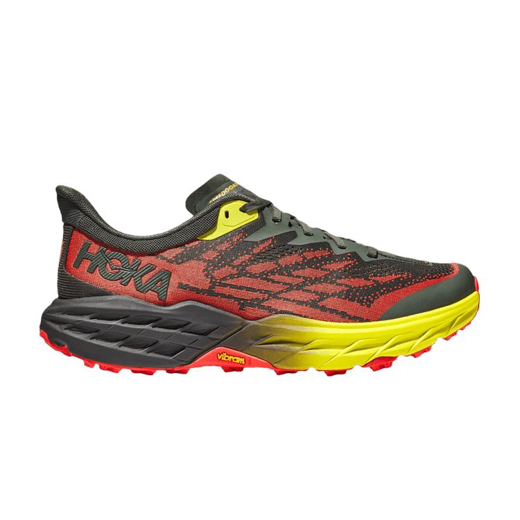 HOKA Speedgoat 5 Thymian Fiesta Herren Sneaker Rot 1123157-TFST