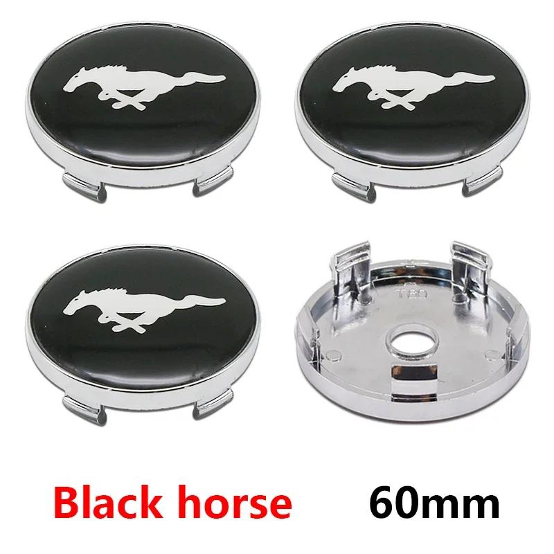 Car Sticker Ford New 2025 Hot 4pcs 3D 60mm For Car Emblem Wheel Hub Center Cap Badge Covers Sticker Decals Styling For Ford Mond