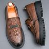 Plattform Freizeitschuhe Business Lederschuhe Herren Trend Herren Anzugschuhe Soziale Hochzeit Lederschuhe Herren Büro Loafer