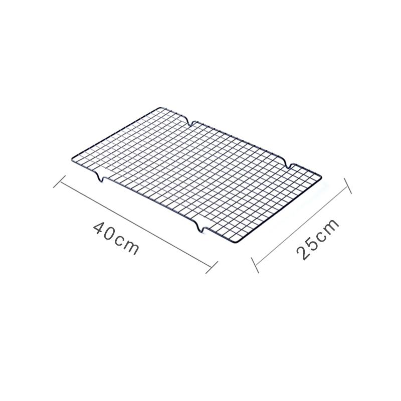 Stainless Steel Cooling Rack Wire Grid Cake Food Rack Oven Safe Kitchen Baking Pizza Bread Barbecue Holder Shelf ZXH