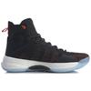 Li Ning YuShuai 13 Boom Fabric Slip Resistant Abrasion Resistant High Top Basketball Shoes Men's Black Orange ABAP031-2