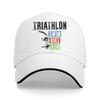 Einfarbige Dad Hats Triathlon Triathlet Unisex-Hut Sonnenschutz Baseballkappen Triathlon Schirmmütze