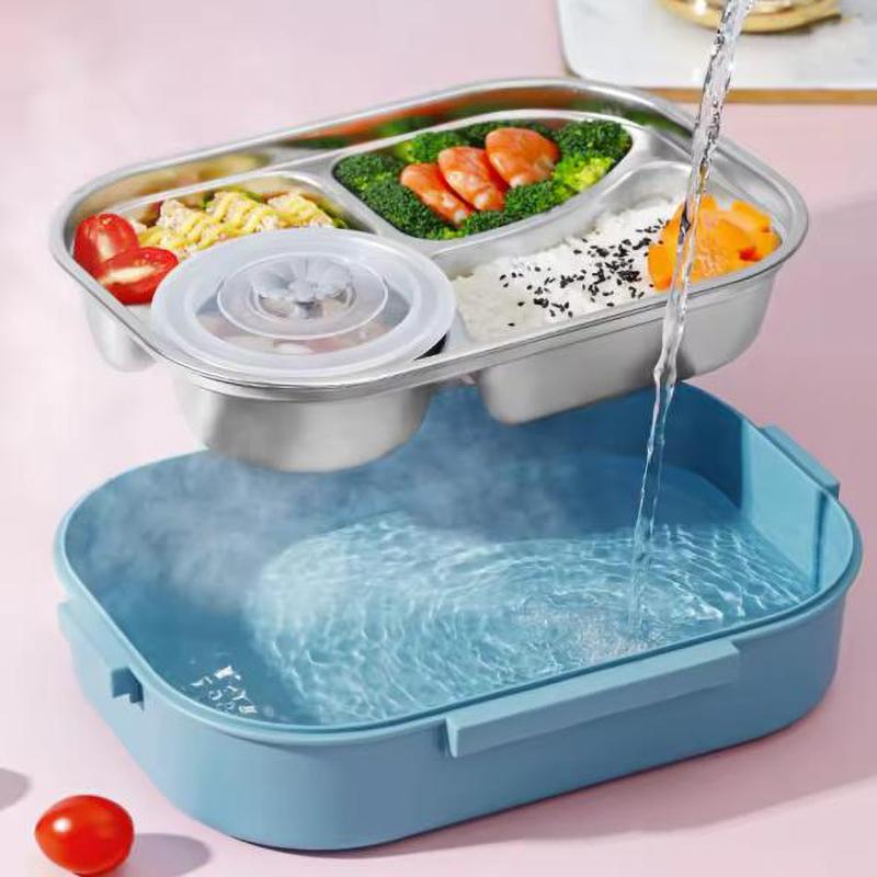 Food Storage Container Dinnerware Stainless Steel Lunch Bento Box Food Storage Student