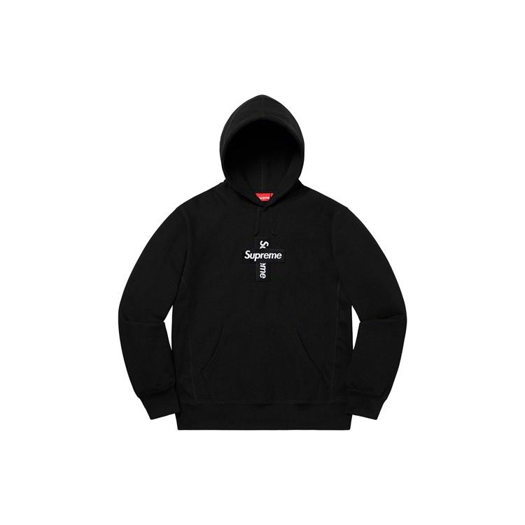 Supreme Cross Box Logo ar kapuci
