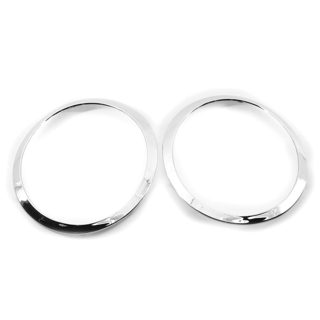 Headlight Trim Ring 2pcs Replacement for BMW R55 MINI Cooper 2008 2015 OEM 51137149905 51137149906