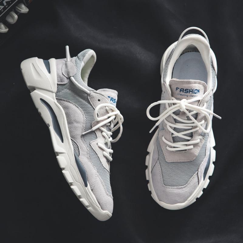 

30013 летняя спортивная обувь мужская универсальная повседневная сетчатая обувь для улицы легкая пенная подошва кроссовки мужская обувь 44