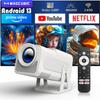 Magcubic HY320 NTV Netflix Offiziell lizenzierter Android 13-Projektor mit 1080P 500ANSI Prime Video YouTube WIFi BT5.2 Portable