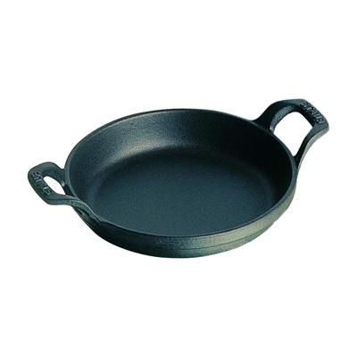 Plat rond noir Staub, compatible avec le plat japonais IH « Mini 12 cm » [Produit autorisé] 40509-472