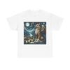 Unisex Adult T Shirt Mythical Griffin Medieval Night Sky