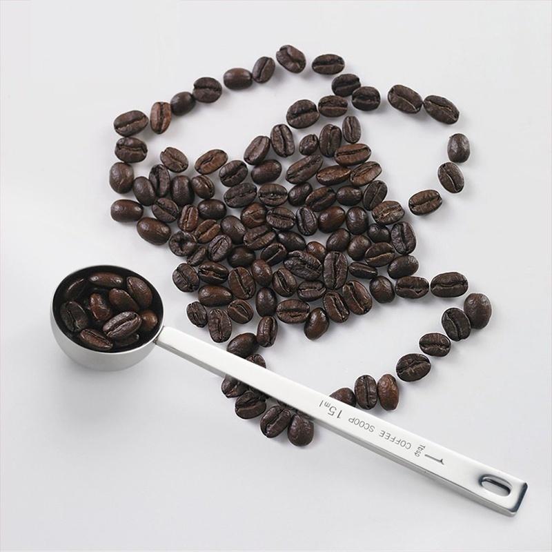 Coffee Ice Cream Milk Measure Ball Spoon Melon Baller Scoop Stainless Steel 15ml LS