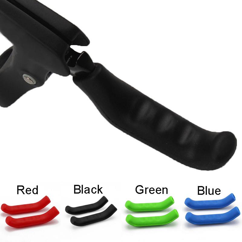 Silicone Anti-slip Bicycle Brake Lever Cover Handle Sleeve Grip Protector 1 Pair