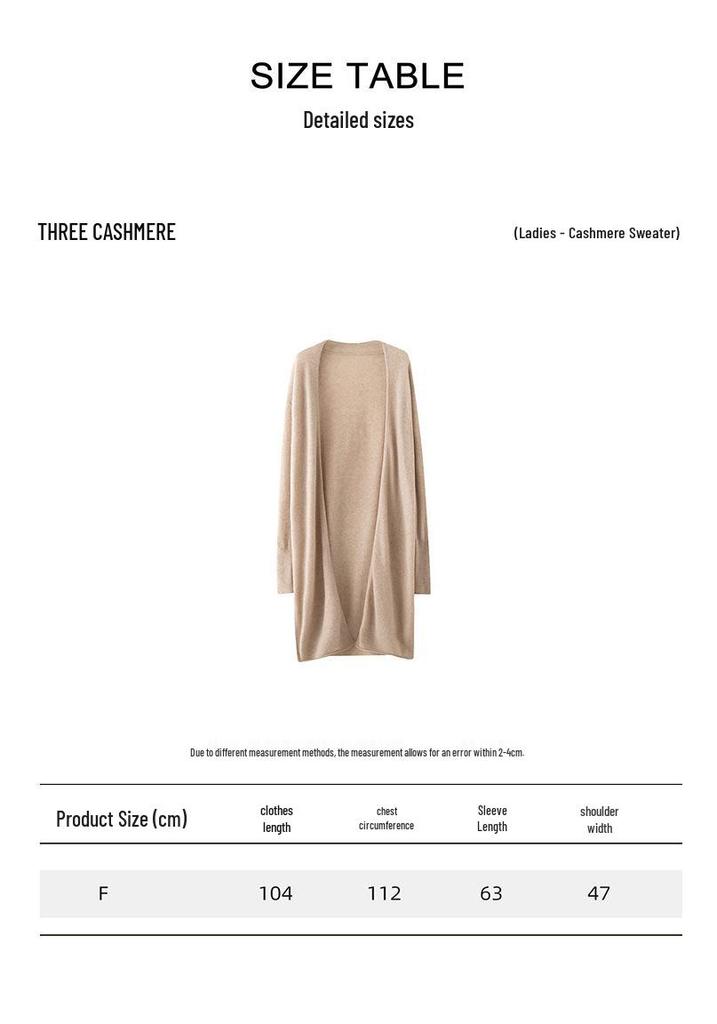 2025 Cashmere Rolled Edge Long Cardigan: Autumn/Winter Collarless Outerwear for Women - Comfy, Stylish & Perfect for Commuting