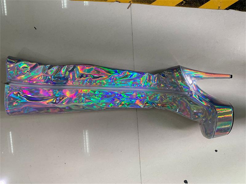 Bottes montantes pointues à semelle collée, couleur unie, talon fin et bout rond, taille unique, 2025