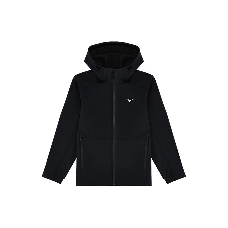 

Mizuno Essential Series Logo Print Hooded Zip Windproof Waterproof Jacket Unisex Jacket K2CE41D1