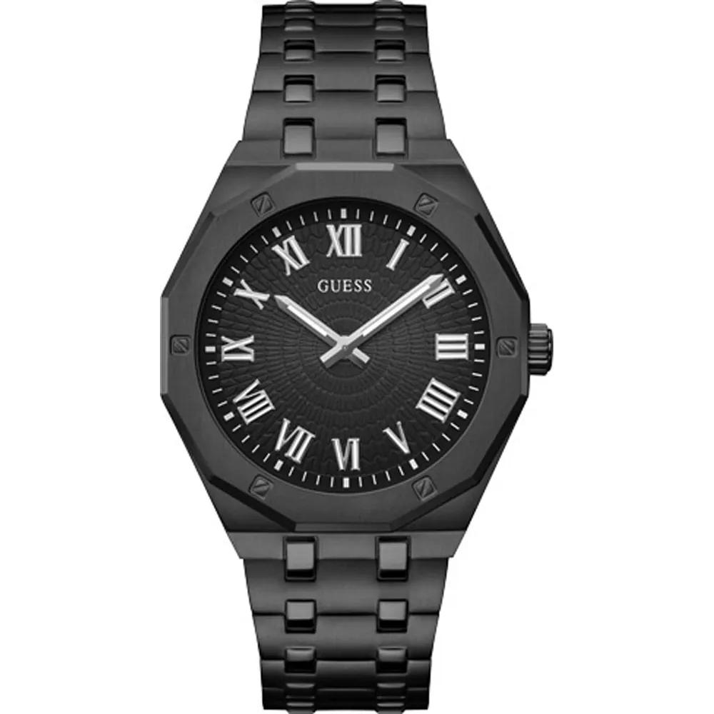 GUESS Asset Black Stainless Steel Men s Quartz GW0575G3 чёрный