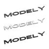 Original 3D ABS Letters Logo For Tesla MODEL 3 Y Car Rear Tailgate Trunk Emblem Badge Decal Stickers Auto Styling Accessories