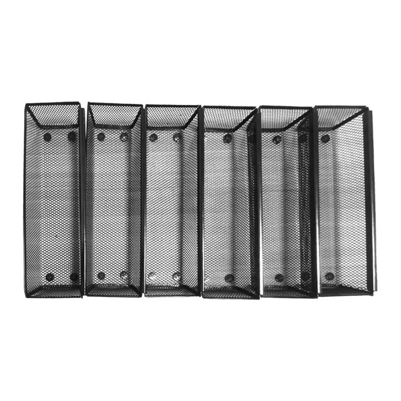ABWR-6Pcs Drawer Organizer,Silverware Organizer For Kitchen, Utensil Cutlery Tray Mesh Metal Organizer