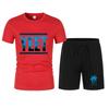 New Men's Black Jey Uso Yeet T-Shirt Shorts Set Summer Short Sleeve Men Overiszed Suits New Causal Clothing Sets