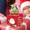 Christmas Money Dispenser Cash Gift Pull Money Box Fun Christmas Boxes With 50 Pieces Transparent Bags Home Decorations