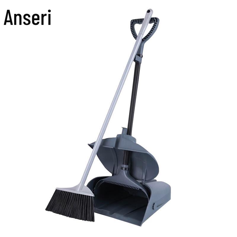 Commercial Plastic Dustpan and Broom Set