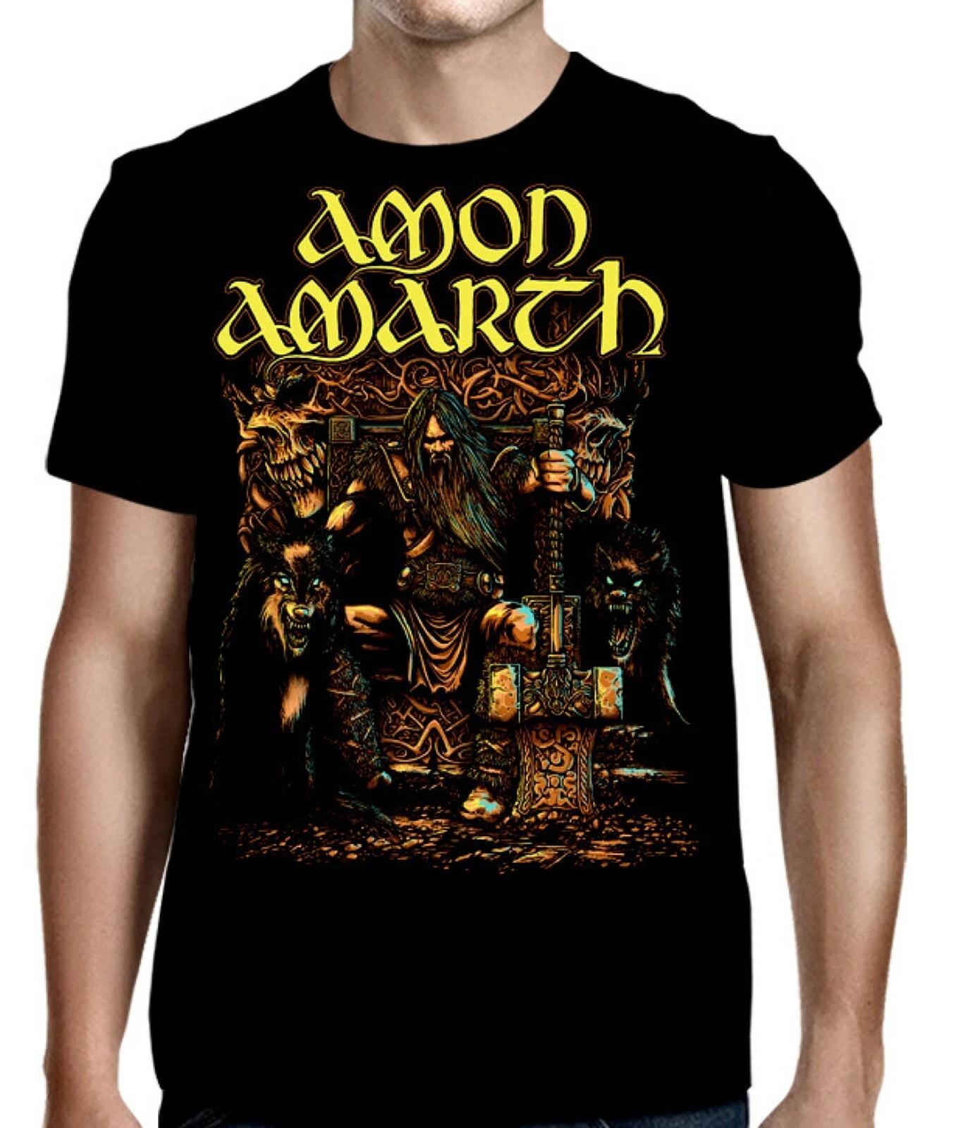 AMON AMARTH cd lgo THOR ODIN ODEN S SON Official SHIRT SMALL New nbp 2XL