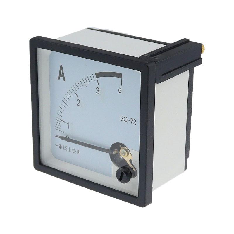 SQ-72 Pointer 72*72 Mm AC Ammeter 1A 2A 3A 5A 10A 15A 20A 30A 50A SQ-72 Series Analog AMP Meter 72x72 Mm Size CZ-72