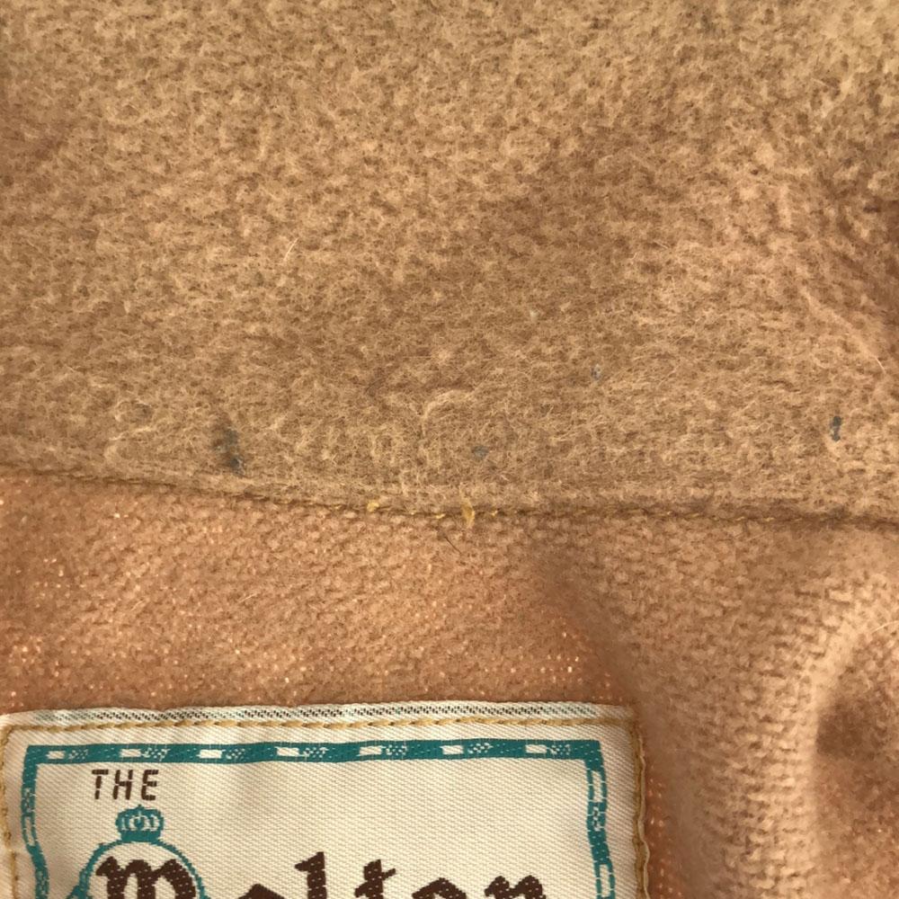 melton 80s Made in USA Vintage Zip jacket S Brown Men's Used