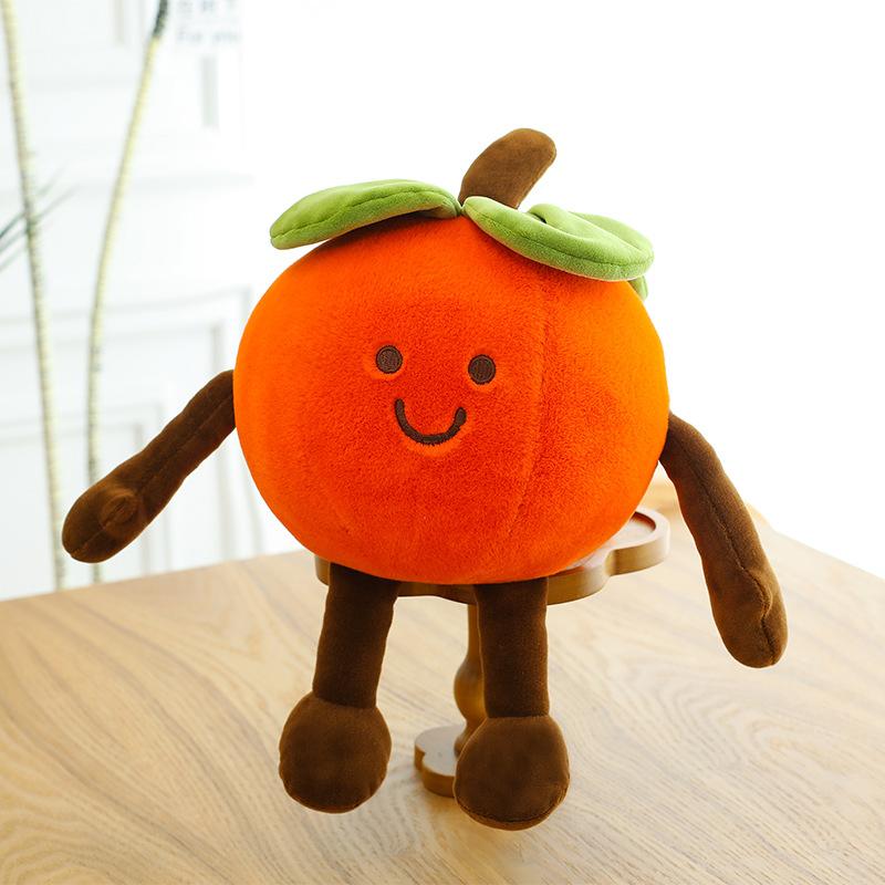 Dobrá plyšová hračka panenka kaki arašídová panenka roztomilá arašídová panenka kaki kaki ruyi házecí polštář