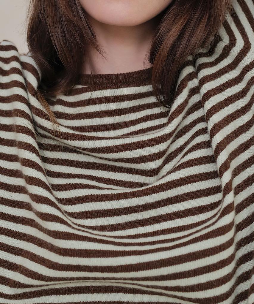 ANDNEEDS Meg Stripe Knit (Mint)