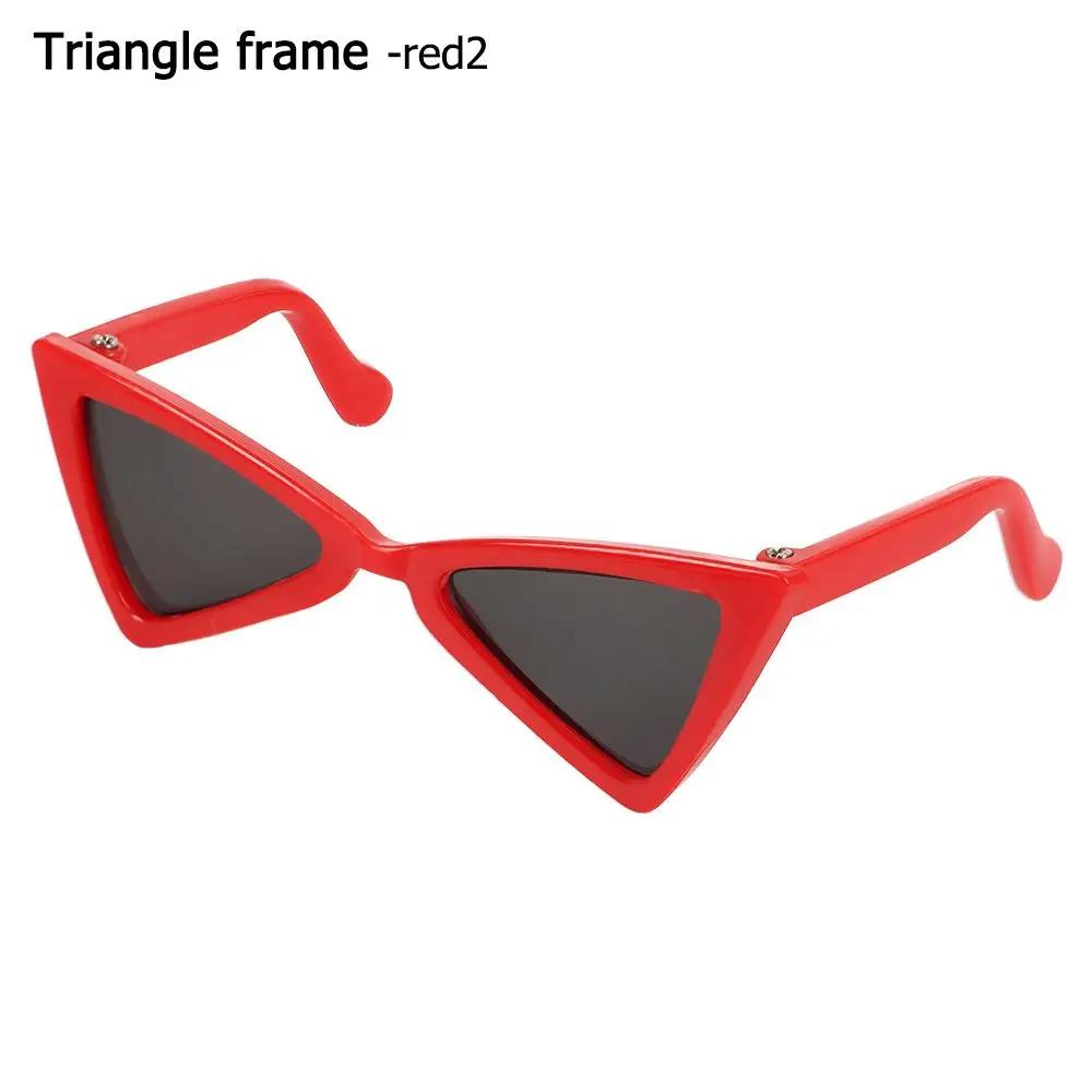 Pet Accessories Triangle Frames Mirror Multicolor Dog Sunglasses Pet Eyeglasses Square Glasses Cat Glasses