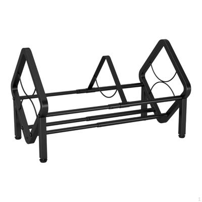 Vinyl Record Holder Telescopic Organizer Adjustable Length CD Newspaper Display Stand for Audio